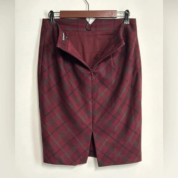 Express Women’s 4 Pencil Skirt Preppy Academia Career Holiday Coquette College - Picture 6 of 13